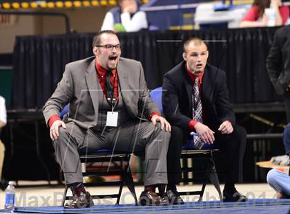 Thumbnail 2 in NCHSAA 1A Wrestling Championships photogallery.