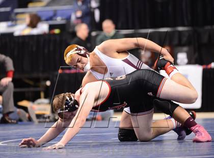 Thumbnail 2 in NCHSAA 1A Wrestling Championships photogallery.