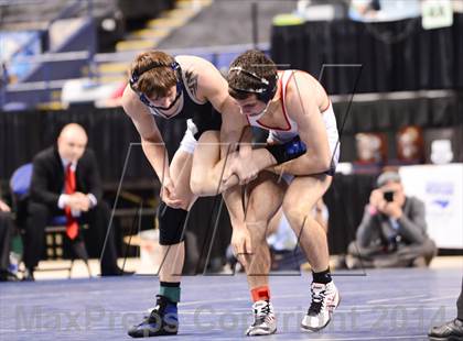 Thumbnail 2 in NCHSAA 1A Wrestling Championships photogallery.