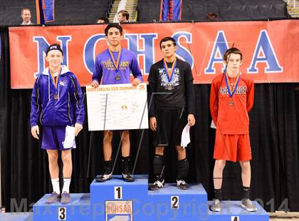 Thumbnail 2 in NCHSAA 1A Wrestling Championships photogallery.
