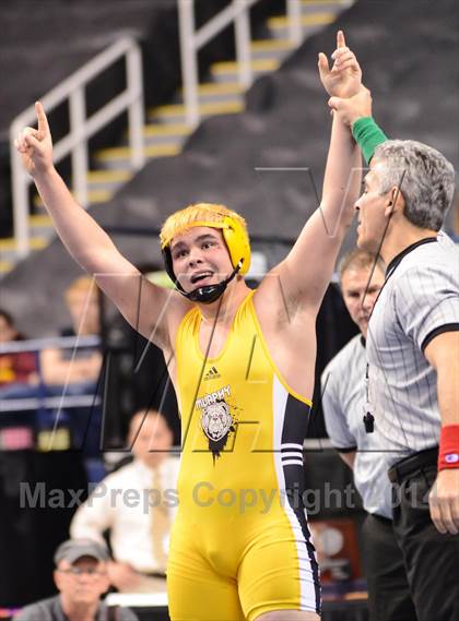 Thumbnail 1 in NCHSAA 1A Wrestling Championships photogallery.
