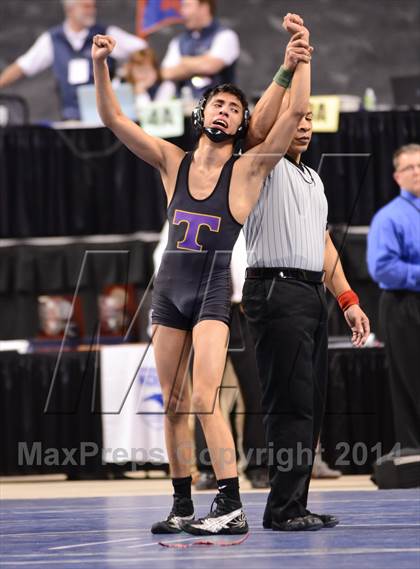 Thumbnail 3 in NCHSAA 1A Wrestling Championships photogallery.
