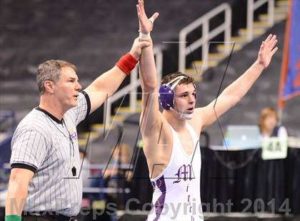 Thumbnail 3 in NCHSAA 1A Wrestling Championships photogallery.