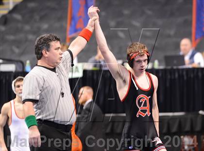 Thumbnail 1 in NCHSAA 1A Wrestling Championships photogallery.