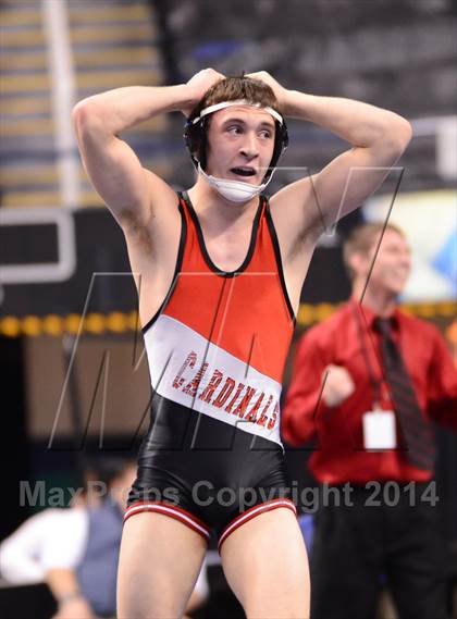 Thumbnail 1 in NCHSAA 1A Wrestling Championships photogallery.