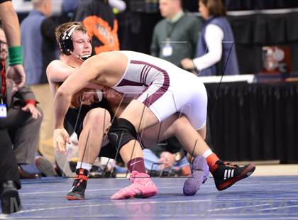 Thumbnail 1 in NCHSAA 1A Wrestling Championships photogallery.