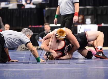 Thumbnail 2 in NCHSAA 1A Wrestling Championships photogallery.