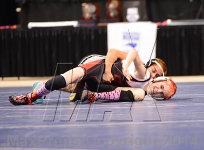 Thumbnail 2 in NCHSAA 1A Wrestling Championships photogallery.