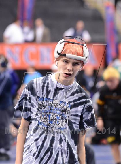 Thumbnail 1 in NCHSAA 1A Wrestling Championships photogallery.
