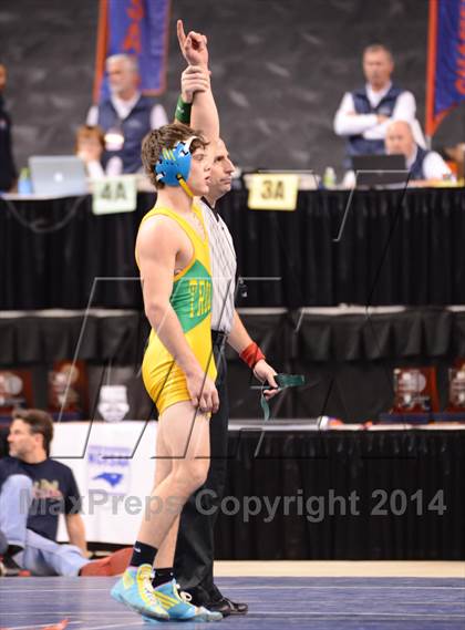 Thumbnail 2 in NCHSAA 1A Wrestling Championships photogallery.