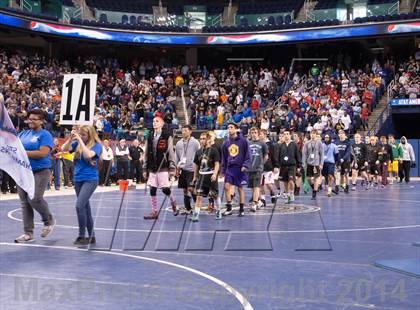 Thumbnail 3 in NCHSAA 1A Wrestling Championships photogallery.