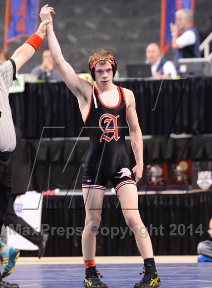 Thumbnail 2 in NCHSAA 1A Wrestling Championships photogallery.