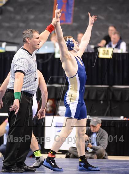 Thumbnail 2 in NCHSAA 1A Wrestling Championships photogallery.
