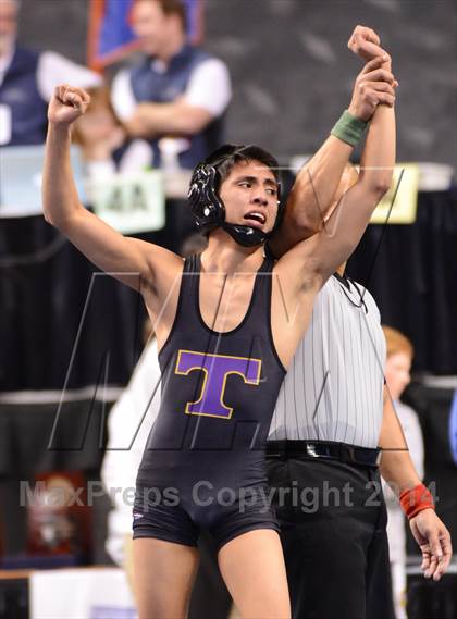 Thumbnail 1 in NCHSAA 1A Wrestling Championships photogallery.