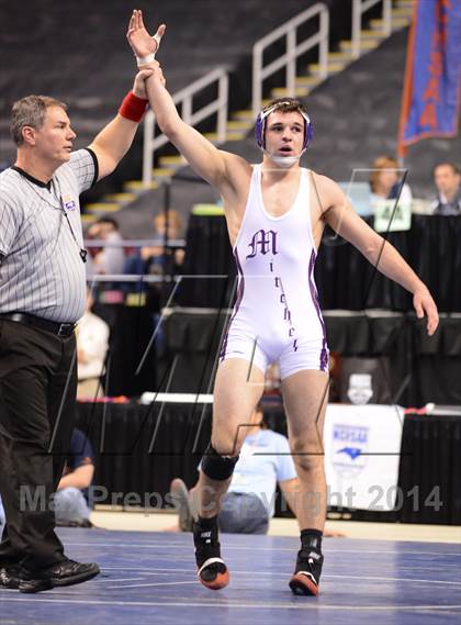 Thumbnail 2 in NCHSAA 1A Wrestling Championships photogallery.