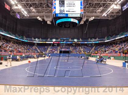 Thumbnail 3 in NCHSAA 1A Wrestling Championships photogallery.