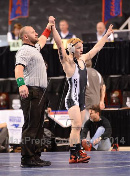 Thumbnail 2 in NCHSAA 1A Wrestling Championships photogallery.