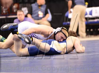 Thumbnail 1 in NCHSAA 1A Wrestling Championships photogallery.