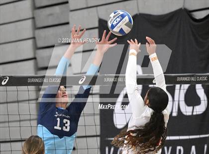 Thumbnail 3 in Cathedral Catholic vs. Marymount (Durango Fall Classic) photogallery.
