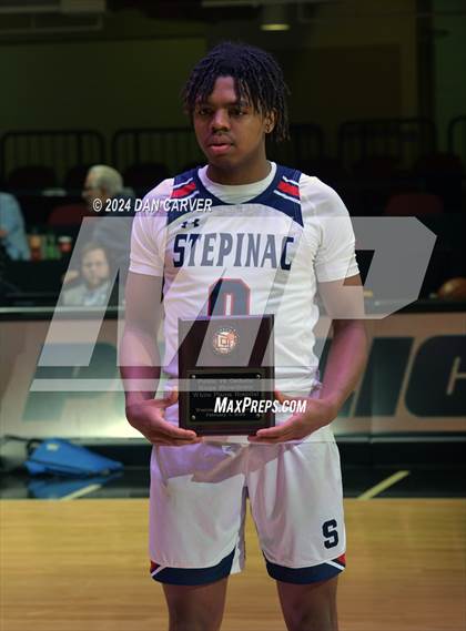 Thumbnail 2 in Archbishop Stepinac vs. Eagle Academy II (Public vs Catholic Hoops Showdown) photogallery.