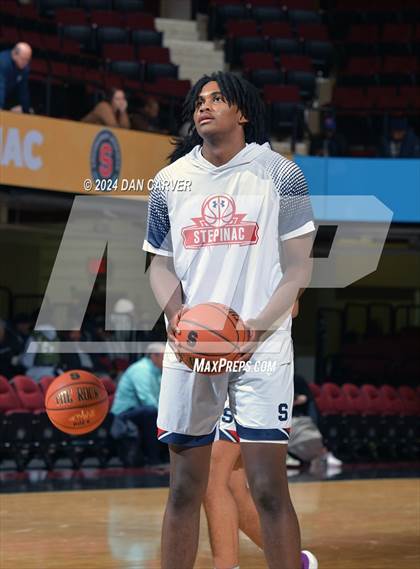 Thumbnail 3 in Archbishop Stepinac vs. Eagle Academy II (Public vs Catholic Hoops Showdown) photogallery.