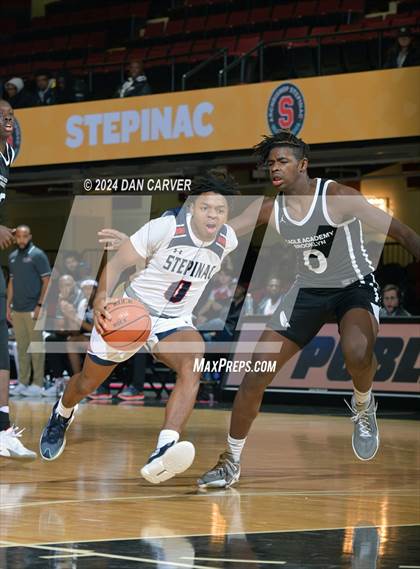 Thumbnail 3 in Archbishop Stepinac vs. Eagle Academy II (Public vs Catholic Hoops Showdown) photogallery.