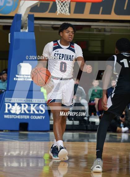 Thumbnail 1 in Archbishop Stepinac vs. Eagle Academy II (Public vs Catholic Hoops Showdown) photogallery.