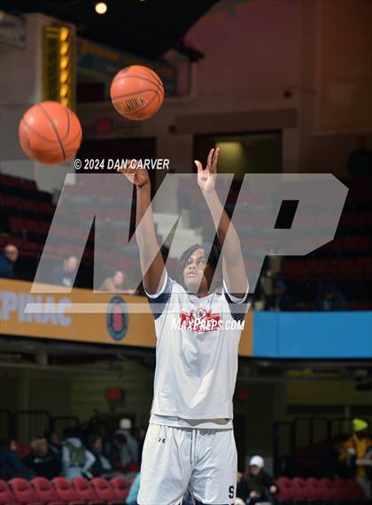 Thumbnail 1 in Archbishop Stepinac vs. Eagle Academy II (Public vs Catholic Hoops Showdown) photogallery.