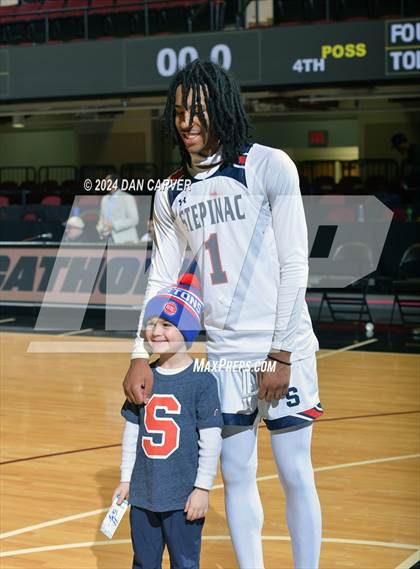 Thumbnail 3 in Archbishop Stepinac vs. Eagle Academy II (Public vs Catholic Hoops Showdown) photogallery.