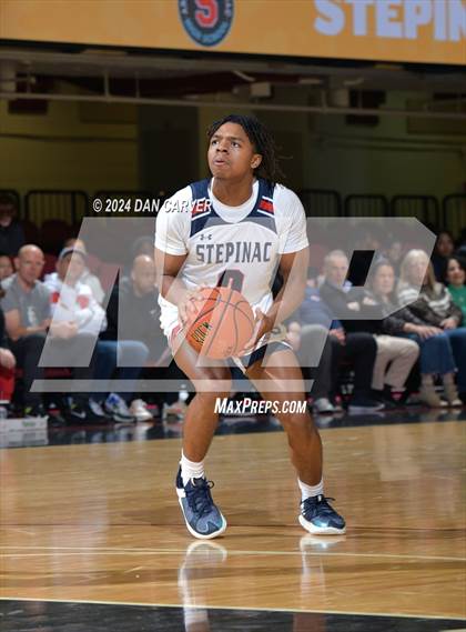 Thumbnail 1 in Archbishop Stepinac vs. Eagle Academy II (Public vs Catholic Hoops Showdown) photogallery.