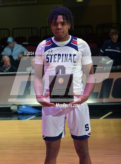 Thumbnail 1 in Archbishop Stepinac vs. Eagle Academy II (Public vs Catholic Hoops Showdown) photogallery.