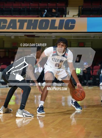 Thumbnail 1 in Archbishop Stepinac vs. Eagle Academy II (Public vs Catholic Hoops Showdown) photogallery.