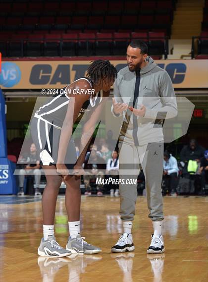 Thumbnail 3 in Archbishop Stepinac vs. Eagle Academy II (Public vs Catholic Hoops Showdown) photogallery.