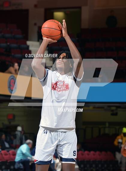 Thumbnail 2 in Archbishop Stepinac vs. Eagle Academy II (Public vs Catholic Hoops Showdown) photogallery.