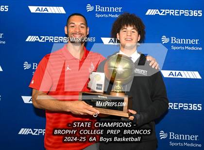 Thumbnail 1 in Brophy College Prep vs. Mesa  (AIA 6A Final - Awards) photogallery.