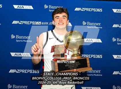Thumbnail 2 in Brophy College Prep vs. Mesa  (AIA 6A Final - Awards) photogallery.