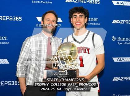 Thumbnail 2 in Brophy College Prep vs. Mesa  (AIA 6A Final - Awards) photogallery.