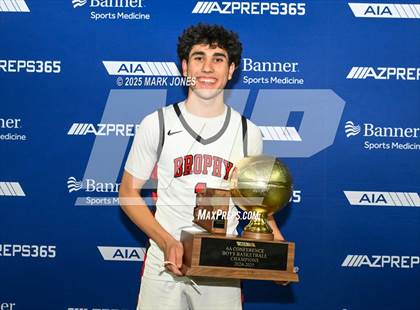 Thumbnail 3 in Brophy College Prep vs. Mesa  (AIA 6A Final - Awards) photogallery.