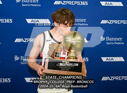 Thumbnail 1 in Brophy College Prep vs. Mesa  (AIA 6A Final - Awards) photogallery.