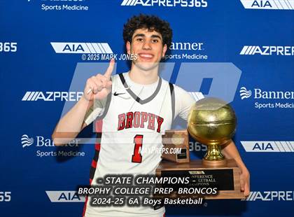 Thumbnail 3 in Brophy College Prep vs. Mesa  (AIA 6A Final - Awards) photogallery.
