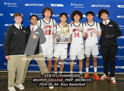 Thumbnail 3 in Brophy College Prep vs. Mesa  (AIA 6A Final - Awards) photogallery.