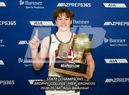 Thumbnail 3 in Brophy College Prep vs. Mesa  (AIA 6A Final - Awards) photogallery.