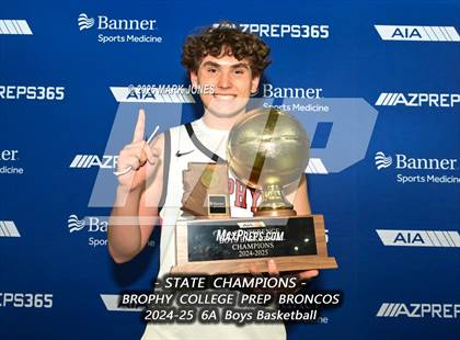 Thumbnail 1 in Brophy College Prep vs. Mesa  (AIA 6A Final - Awards) photogallery.
