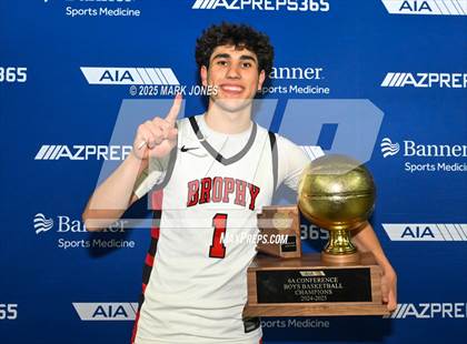 Thumbnail 2 in Brophy College Prep vs. Mesa  (AIA 6A Final - Awards) photogallery.