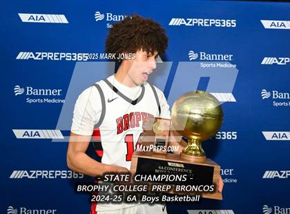 Thumbnail 1 in Brophy College Prep vs. Mesa  (AIA 6A Final - Awards) photogallery.