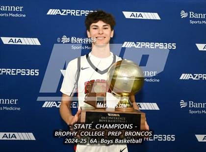 Thumbnail 3 in Brophy College Prep vs. Mesa  (AIA 6A Final - Awards) photogallery.