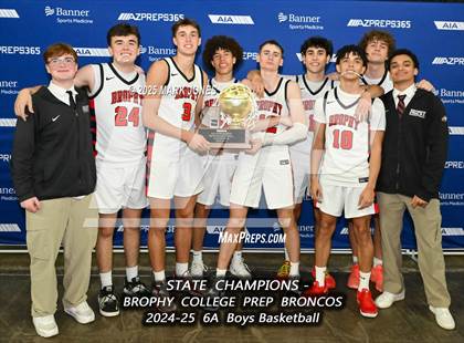 Thumbnail 2 in Brophy College Prep vs. Mesa  (AIA 6A Final - Awards) photogallery.