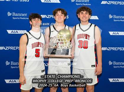 Thumbnail 2 in Brophy College Prep vs. Mesa  (AIA 6A Final - Awards) photogallery.
