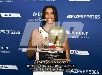 Thumbnail 1 in Brophy College Prep vs. Mesa  (AIA 6A Final - Awards) photogallery.