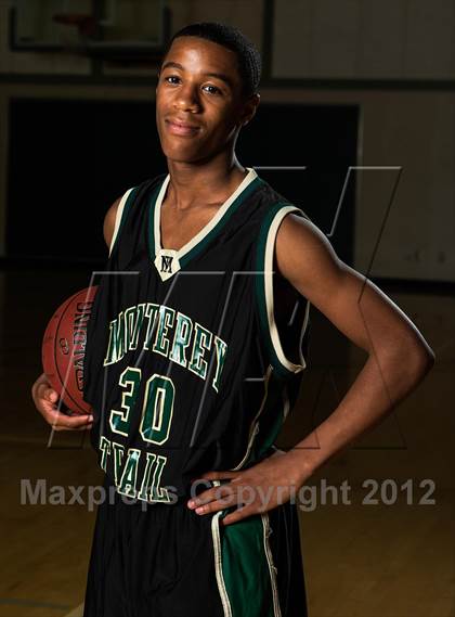 Thumbnail 1 in Monterey Trail JV Boys Basketball Team and Individual Photos photogallery.